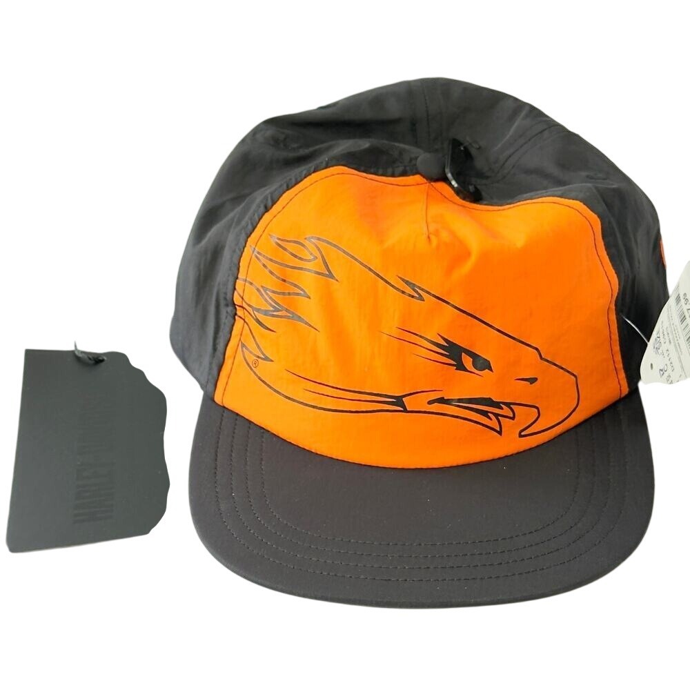 Harley-Davidson‎ Hat Snapback Screamin' Eagle Back Side Hit Logos Biker NWT
